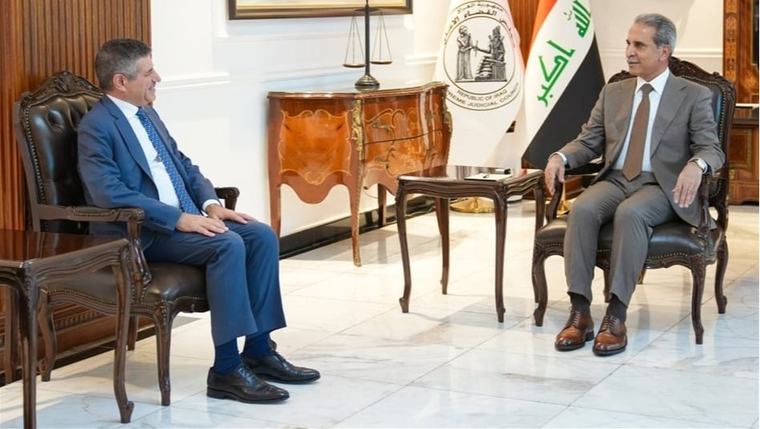القاضي زيدان والقائم بأعمال السفارة الأمريكية يبحثان "حصر السلاح"